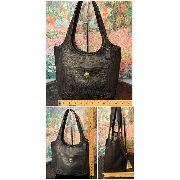 EUC Authentic Vintage Coach 11615 Legacy Ergo Pebbled Leather Shoulder Bag - Picture 11 of 11